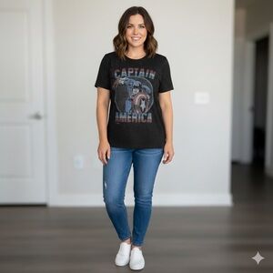 Captain America Graphic T-Shirt